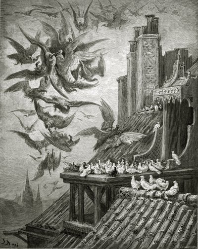 The Eagles and The Pigeons, Illustration from 